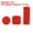 Red, variant on Uxcell Safety High Visibility Reflective Sticker Waterproof Driveway Reflector for Bicycle Motorcycle Fluorescent Green