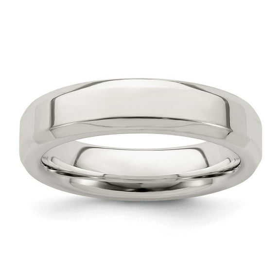 Auriga Fine Jewelry 925 Sterling Silver 5mm Wedding Band Ring Size 7 for Women