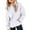 White, variant on Girls Sweatshirt,Hoodie Graphic Print Long Sleeve Soft Cute Casual Pullover for Children,Sweatshirts for Girls,White,5-6 Years