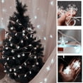 thumbnail image 4 of 40 LED Fairy Lights, 19.7 ft Snowflake String Lights, Battery Operated Christmas Light for Indoor Outdoor Party Decor, Cool White, 4 of 8