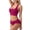 Red, variant on SEMPAI Womens Breathable High-Waisted Workout Shorts with Pockets for Yoga Running Gym