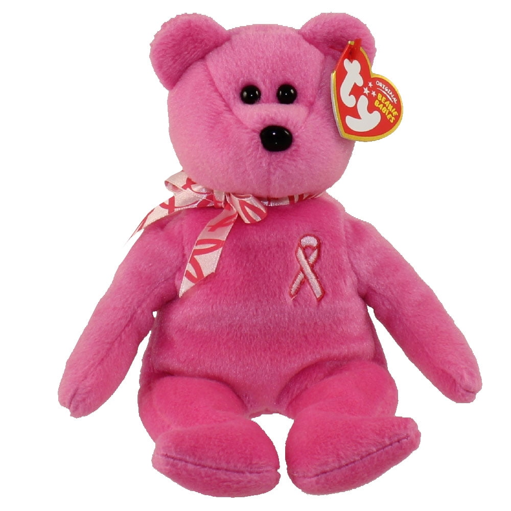 2008 Ty Beanie Baby Babies Original Breast Cancer Support Bear Retired 40734 for sale online 