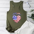 thumbnail image 4 of Aloohaidyvio American Flag Tank Tops for Women Funny USA Flag Graphic Sleeveless Tshirt 4th of July Memorial Day Gift Tee Vest, 4 of 5