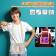 thumbnail image 5 of Shockproof Case for Apple iPad mini 6/7, iPad mini 6th 7th Gen Cover, 360 Rotating Stand Translucent Back Cover Shockproof Adjustable Shoulder Strap Kids Friendly with Pencil Holder, Khaki, 5 of 12
