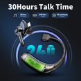 thumbnail image 3 of Emotal Auriculares Bluetooth con cancelación de ruido AI de doble micrófono para teléfonos celulares, 10 días en espera 30 horas de tiempo de conversación HD Auricular Bluetooth IPX6 impermeable ultra, 3 of 5