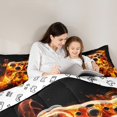 thumbnail image 4 of Manfei Teens Video Gaming 7-Piece Bedding Comforter Set,Console Game Lover King Bedding Sets,Orange Black Bed Sheets For Kids,Microfiber Bedroom Decor Reversible, 4 of 8