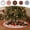 A, variant on Lwlmwt Christmas Exquisite Printed Tree Skirt,Personalized Christmas Tree Skirt,Easy to Clean,Suitable for Holiday Celebrations and Gift Displays,Christmas Decor