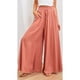 thumbnail image 3 of Pantalones De Cintura Elástica De Pierna Ancha,Pantalones De Pierna Ancha Para Mujer Pantalones De Cintura Elástica De Pierna Ancha Pantalones De Pierna Ancha De Cintura Elástica Con Cordón Diseño A Prueba De Futuro, 3 of 8