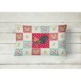 thumbnail image 2 of Carolines Treasures CK5263PW1216 Dutch Bantam Chicken Love Canvas Fabric Decorative Pillow, Red, 12H x16W, multicolor, 2 of 3