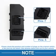thumbnail image 4 of Interruptor de ventana eléctrica delantero izquierdo Unique Bargains para Pontiac G6 2005-2009, 4 of 7