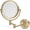 Gold Direct Wire, variant on Jerdon Wall-Mounted Makeup Mirror With Lights - Direct-Wired Lighted Makeup Mirror with 8X Magnification & Nickel Finish - Model HL88NLD