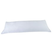 20"X60"Double Side Zipper Microsuede Body Pillow Cover Pillowcase White Vivid Colors (5 Feet Long)