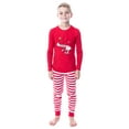thumbnail image 2 of Peanuts Snoopy and Woodstock Loved Valentine's Day Tight Fit Cotton Matching Family Pajama Set For Adults Kids Toddlers, 2 of 6