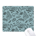 thumbnail image 1 of Cheese Mushroom Pizza Foods Mouse Pad Non-Slip Rubber Mousepad Game Office, 1 of 3