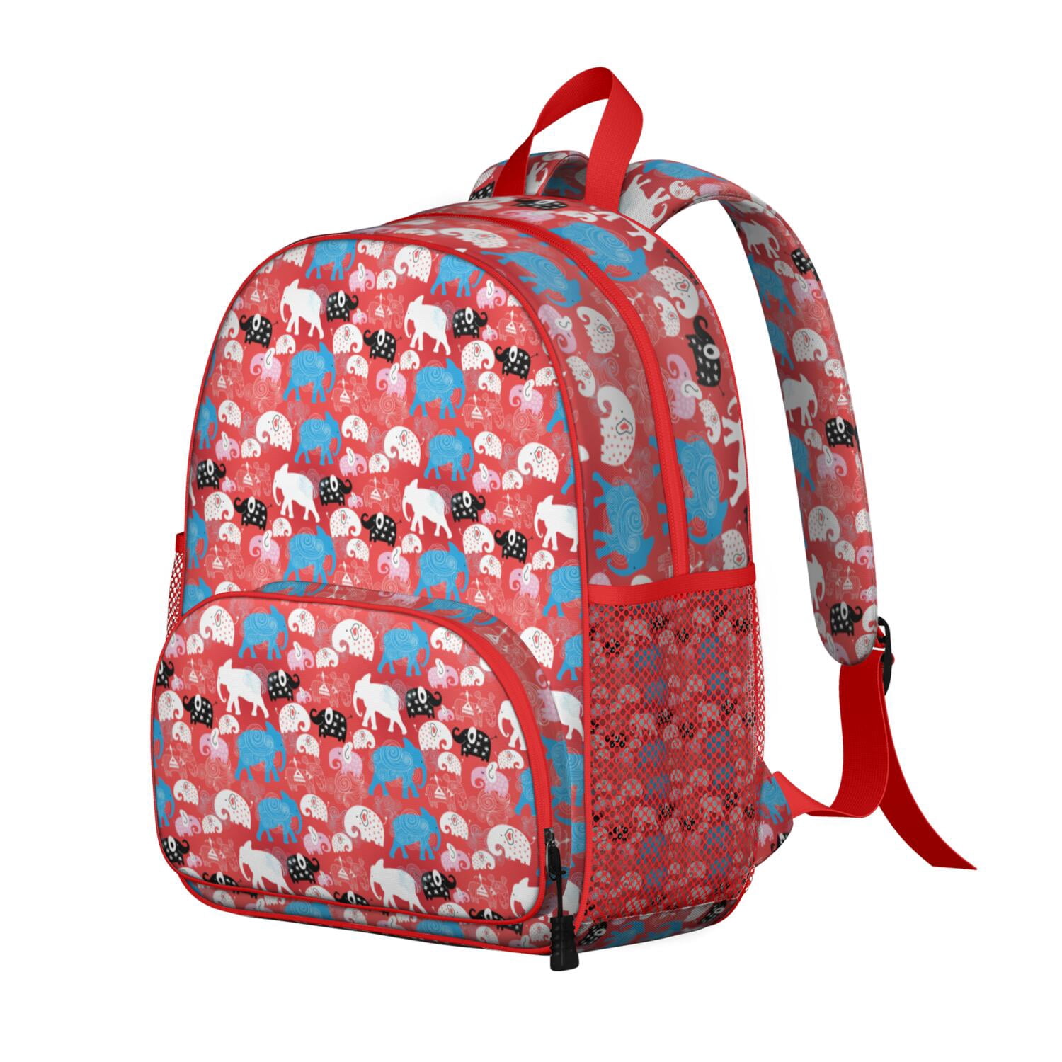 Kawaii Alpaca Pattern Waterproof Student Daypack - Ergonomic Durable Backpack with Breathable Padded Straps for Teens
