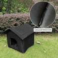 thumbnail image 2 of Casa para Gatos, Impermeable, para Exteriores, para Mantener , Cueva para Gatos, Divertidas, Plegables y Lavables, para Gatitos, Cachorros, Mascotas, Suministros, 2 of 5