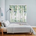 thumbnail image 3 of Eucalyptus Leaves Kitchen Curtains Window Panels, Summer Botanical Insulated Window Treatment Curtain, Grommet Curtains for Bedroom/Living Room/Bathroom, 2 Piece 42"Wx63"L, 3 of 8