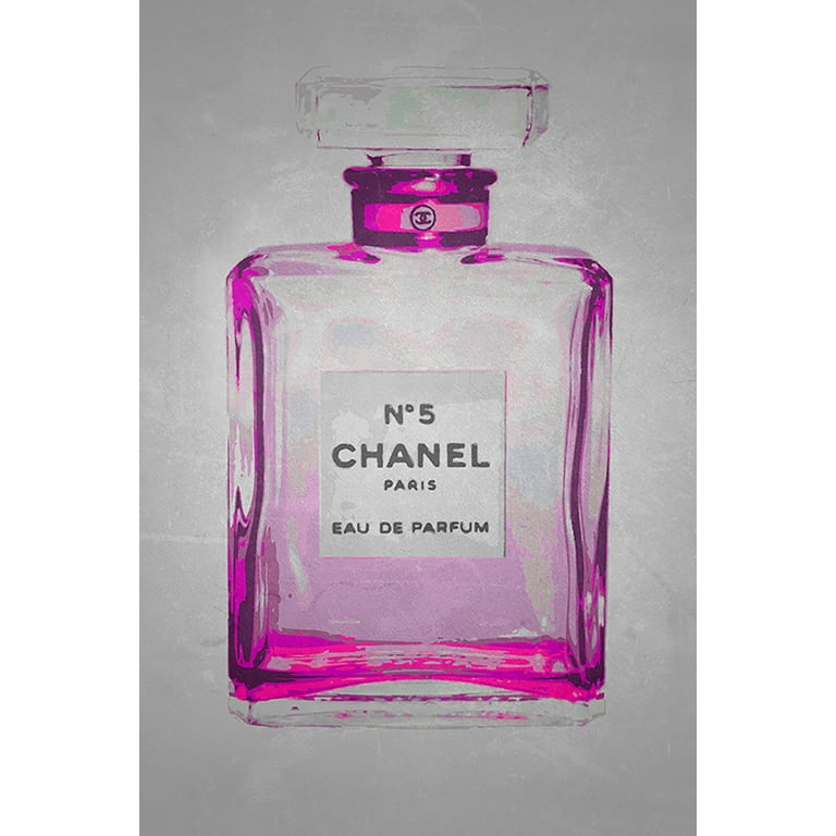 Buy Art For Less Chanel No. 5 in Chic Pink Giclee by Kelissa Semple Graphic  Art on Canvas 