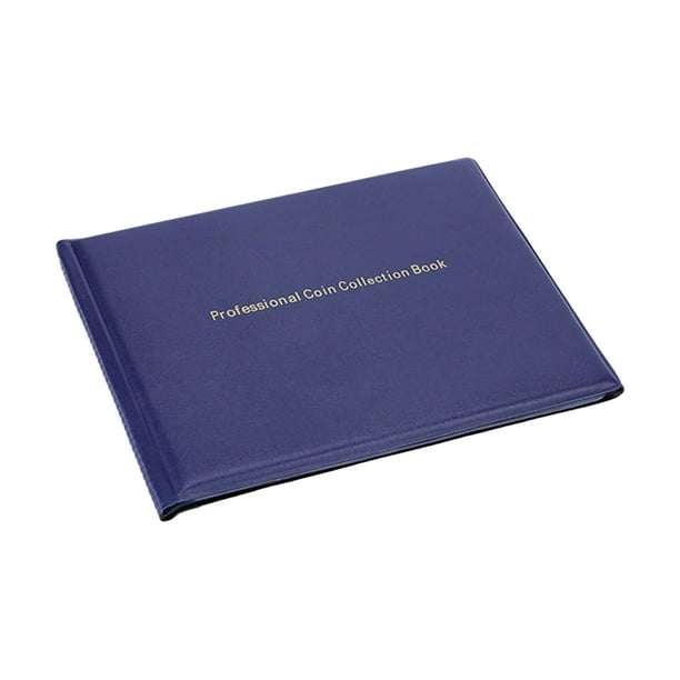 Álbum Libro Álbum Fundas para Libros Hojas de Almacenamiento 10 Páginas Coleccionistas Azul