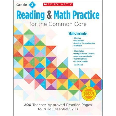 Reading & Math Practice, Grade 3 : 200 Teacher-Approved Practice Pages to Build Essential Skills