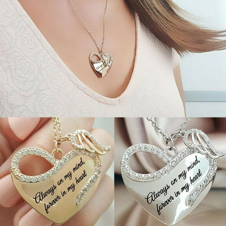 Always on my mind forever in my heart necklace new arrivals