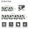 thumbnail image 3 of Yayeee Faucet Mat for Kitchen Sink 14.7" Diatomite Long Splash Guard Pad, Black Floral Cat Pattern, 2 Pack, 3 of 7