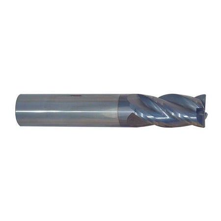 

GS Tooling 153026 1/2 Diameter x 1/2 Shank 0.025-0.030 Radius 4-Flute Corner Radius Variable Helix Typhoon Red Series Carbide End Mill