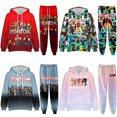thumbnail image 1 of Roblox-Sudadera con capucha y pantalones de chándal para niño y niña, conjunto informal con estampado de dibujos animados, ideal para regalo de Navidad, primavera y otoño, 1 of 4