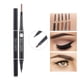 thumbnail image 5 of 2 en 1 lápiz de cejas y delineador de ojos impermeable de doble extremo maquillaje líquido cosmético 2#, 5 of 8