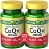 Spring Valley Rapid-Release Co Q-10 Dietary Supplement Softgels, 200 mg, 30 count, 2 pk