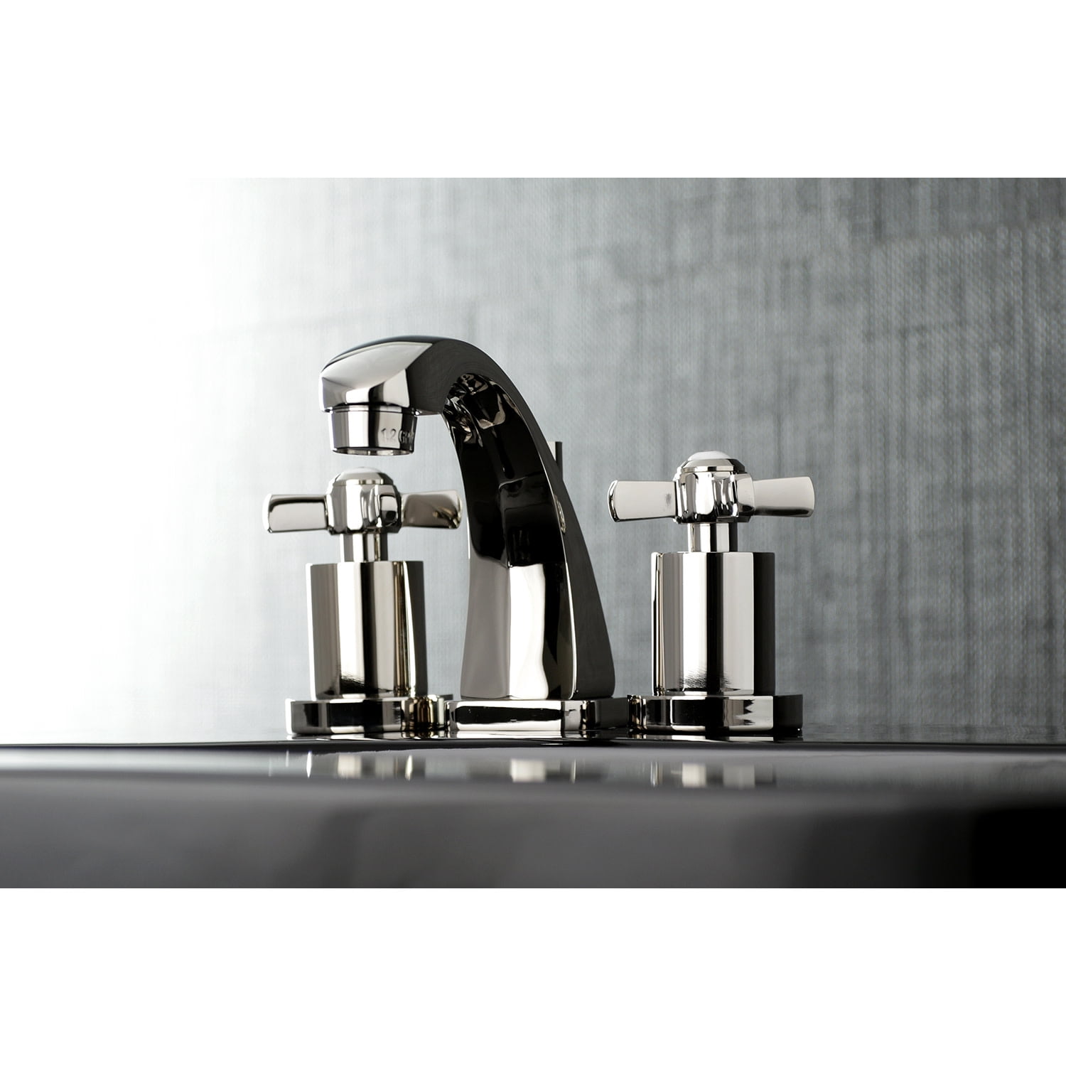 Kingston Brass Widespread Bathroom Faucets With Brushed Brass Finish KS4947ZX
