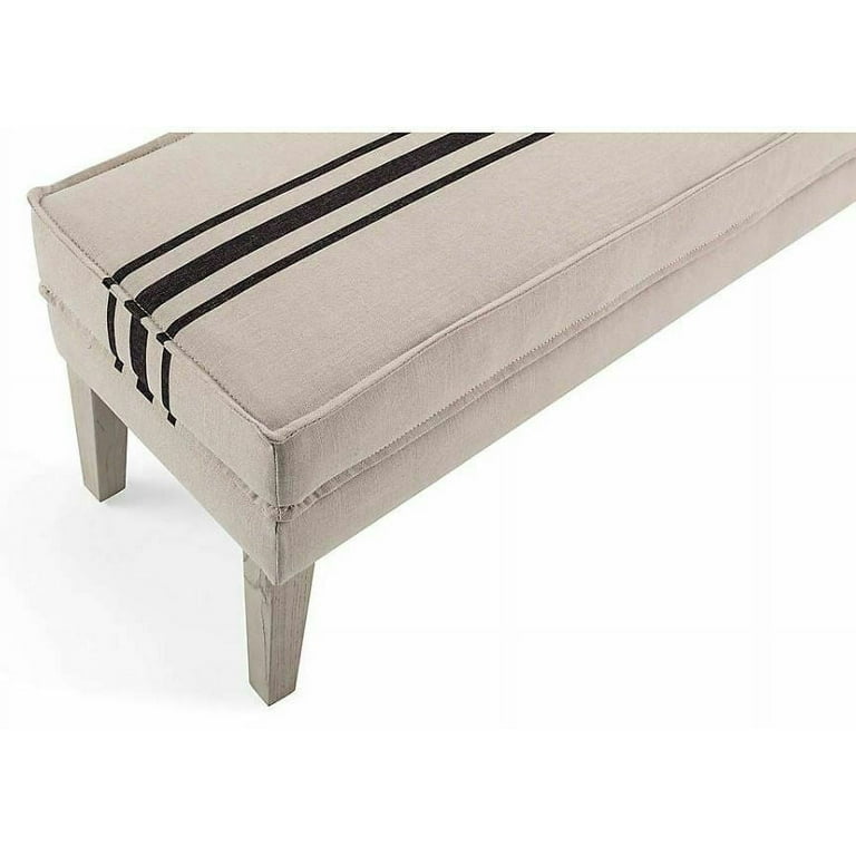 Bee Willow Home Upholstered Bench in Natural