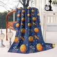 thumbnail image 2 of Basketball Theme Pattern Blanket,Comfortable Soft Lamb Wool Throw Blanket,All Season,Warm Lightweight Blankets for Sofa Bed Couch Living Room Chair,40"x50", 2 of 4
