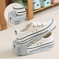 thumbnail image 4 of 10 Pack Adjustable Shoe Rack, Stack Shoes, Shoe Organizer, Space Saving Shoe Rack Holder (Grey), 4 of 6