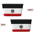 thumbnail image 2 of Flag Of The German Empire Travel Handbag Leather Purse Organizer Tidy Bag Purse Toiletry Clutch For Women, 2 of 7