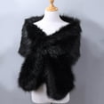 thumbnail image 1 of Women Shawl Decoration Solid Color Chic Coldproof Long Style Shawl, 1 of 4