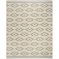 thumbnail image 4 of SAFAVIEH Beach House Garret Southwestern Indoor/Outdoor Area Rug Cream/Aqua, 3' x 5', 4 of 10