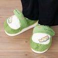 thumbnail image 6 of Women Cute Funny Crocodile Indoor Memory Sponge Home Slippers, Non-slip Waterproof Soles Fun Easter Mother's Day Gift（Size：9-10）, 6 of 6