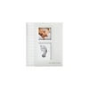 Little Pear Gingham Baby Memory Book and Clean-Touch Ink Pad, Gray