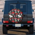 thumbnail image 3 of Kdxio Red Mushrooms for Tire Cover Wheel Protectors Tyre Covers Weatherproof Wheel Covers Universal Fit for Trailer Rv SUV Truck Camper Travel Trailers 15 inch, 3 of 8