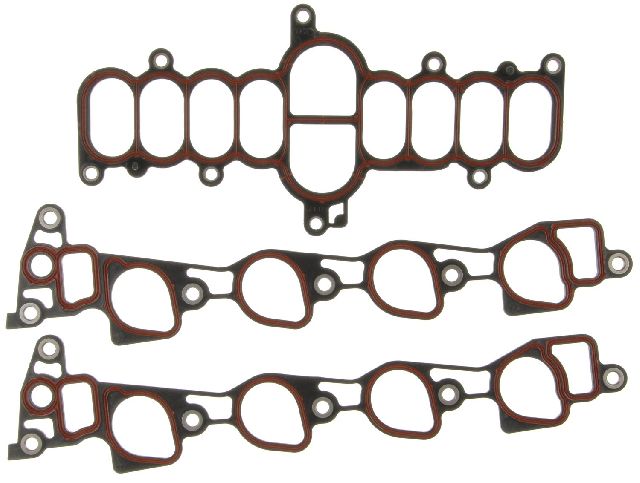OE Replacement for 1997-1999 Ford E-150 Econoline Lower and Upper Engine  Intake Manifold Gasket Set (Base XL)