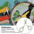 thumbnail image 4 of Sewing Scissors, Retro Embroidery Scissors Stainless Steel Portable Efficient  for Needlework for DIY Craft, 4 of 7
