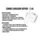 thumbnail image 3 of Cargador Control Expert Para Celular De Carga Rápida Usb V8 Color Blanco, 3 of 8