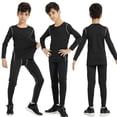 thumbnail image 2 of LANBAOSI Kids Boys Thermal Underwear Set Long Johns Base Layers Set Size L, 2 of 8