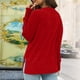 thumbnail image 4 of HongQid Long Sleeve Shirts for Women Tunic Trendy Casual Round Neck Tops Lightweight Sweaters, 4 of 7