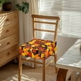 thumbnail image 2 of SEANATIVE Thanksgiving Dining Chair Covers Set of 2 Maple Leaves Chairs Seat Covers for Dining Room Chairs Fall Chair Slipcovers with Elastic Band Dining Stool Covers for Household Decor, 2 of 7