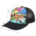 thumbnail image 2 of Adventure Time Adult Baseball Cap Adjustable Sun Visor Hat Prints Trucker Hats Skull Cap Headwear for Men Women, 2 of 6