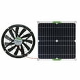 thumbnail image 1 of Panel Solar de silicio monocristalino de 100W, película Solar de 12V, ventilador con energía Solar, TOMSHOO Panel solar, 1 of 2