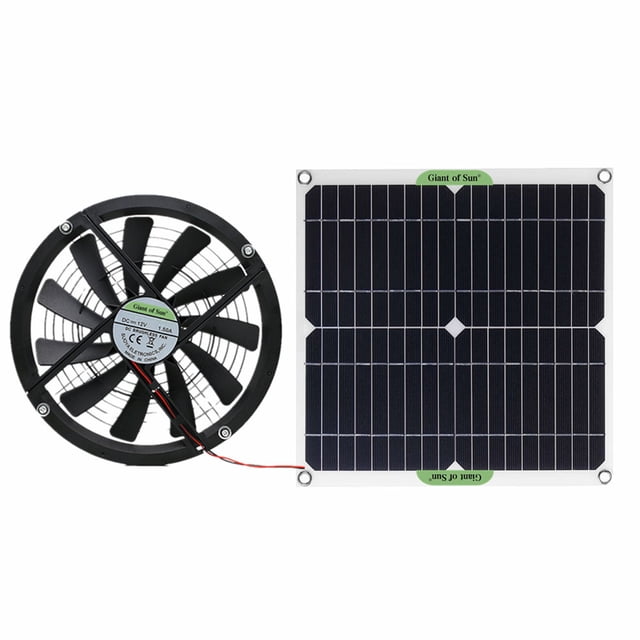 Panel Solar de silicio monocristalino de 100W, película Solar de 12V, ventilador con energía Solar, TOMSHOO Panel solar