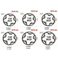thumbnail image 2 of MOMOJIA 130BCD 50/52/54/56/58/60T Round Narrow Wide Sprockets MTB Road Bike Chainwheel, 2 of 14